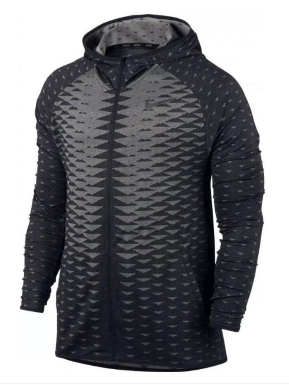 Men's Nike Dry Printed Full-Zip Training Hoodie-Size: L (832833